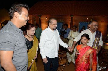 Celebs at Prasad V Potluri Daughter Half Saree Function